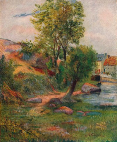 Salgueiro pelos Aven, 1888, 1938 de Paul Gauguin