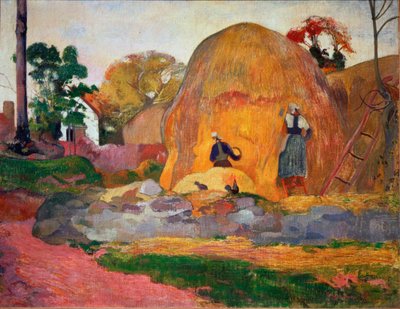 Palheiros Amarelos, ou Colheita Dourada de Paul Gauguin