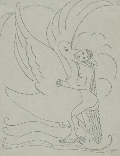 Leda e o Cisne de Paul Gaulois