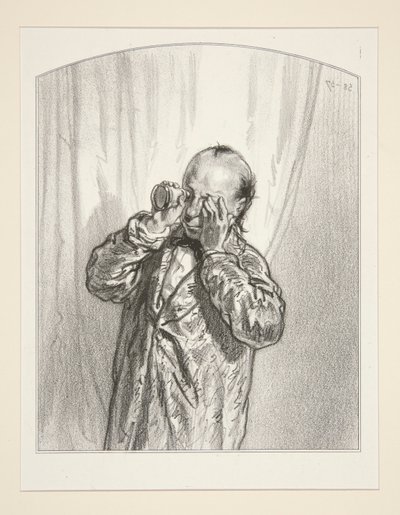 (LA VOISINE). de Paul Gavarni