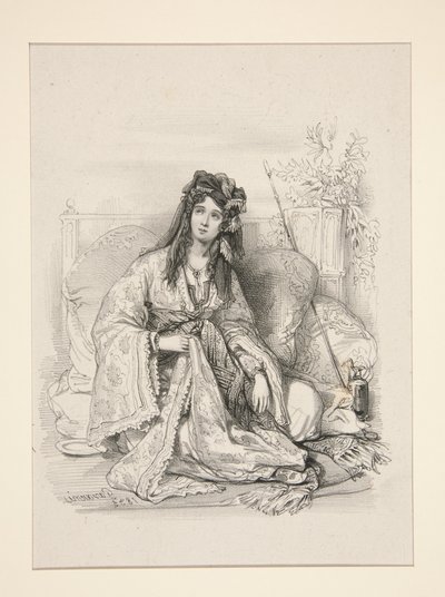 A odalisca de Paul Gavarni