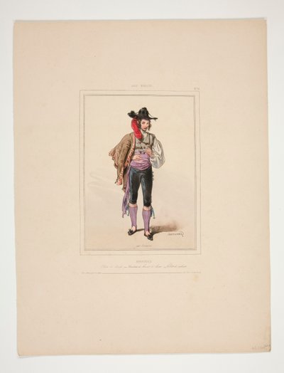 ARAGONESE. Casaco de chapa. de Paul Gavarni