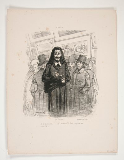 Calúnia, de Paul Gavarni