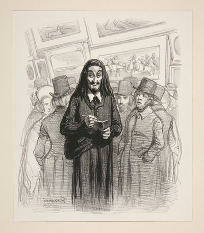 A la calomnie de Paul Gavarni