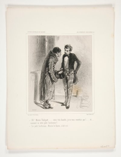 Ah! mosieu Radiguet de Paul Gavarni