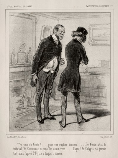 Baliverneries Parisiennes. de Paul Gavarni
