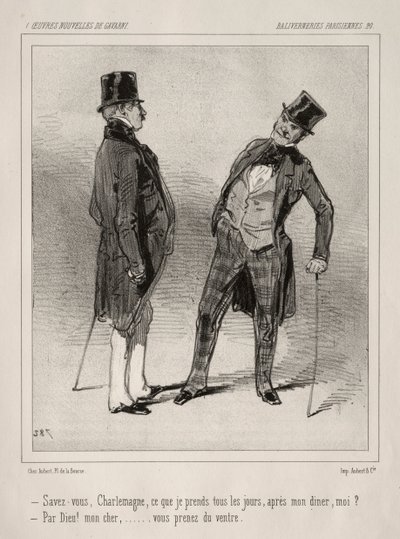 Bobagem parisiense. de Paul Gavarni