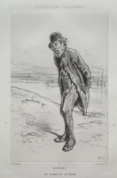 boêmios de Paul Gavarni