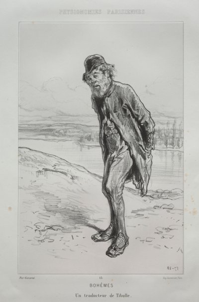 boêmios de Paul Gavarni