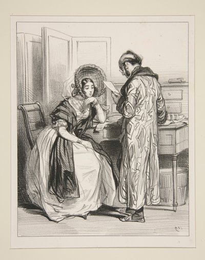 escorregar de Paul Gavarni