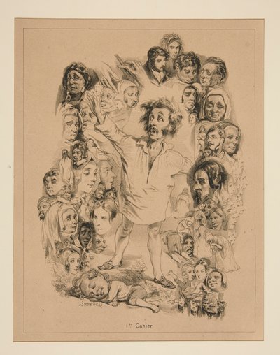 CAUCHEMAR. de Paul Gavarni