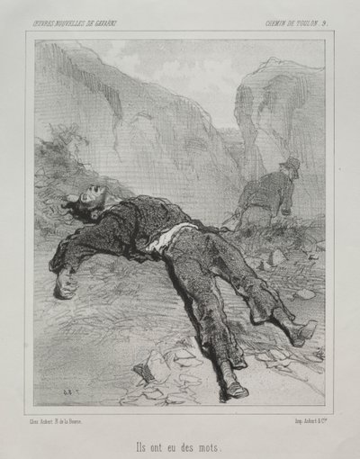 Estrada de Toulon de Paul Gavarni