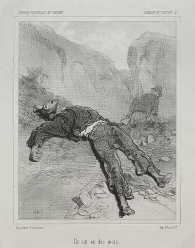 Toulon Road. de Paul Gavarni