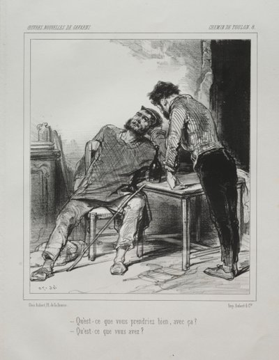 Caminho de Toulon. de Paul Gavarni