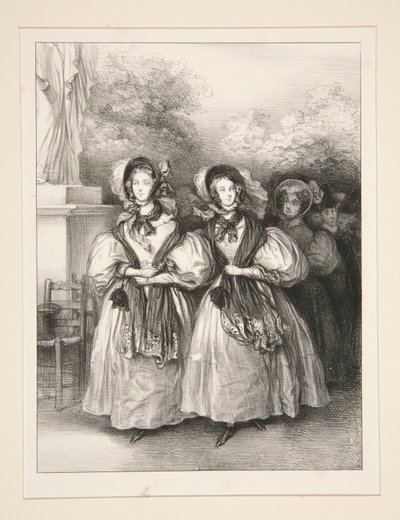 Duas Irmãs de Paul Gavarni