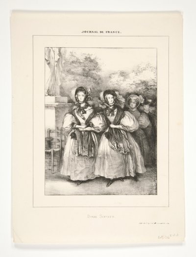 Duas Irmãs de Paul Gavarni