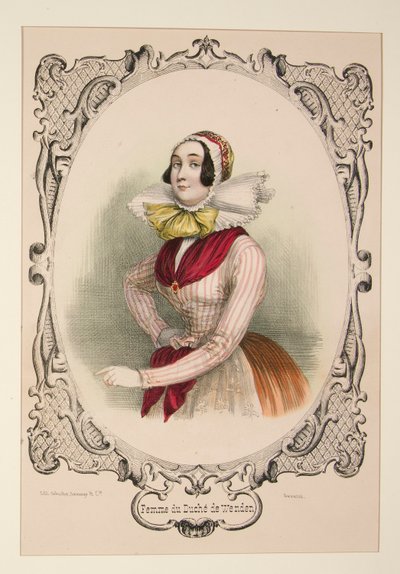 MULHER DO DUCADO DE WENDEN de Paul Gavarni
