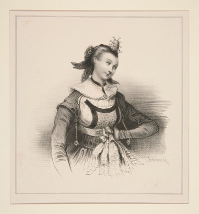 NOIVA DE BERNE de Paul Gavarni