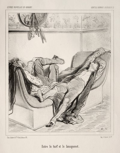 Homens burgueses gentios. de Paul Gavarni