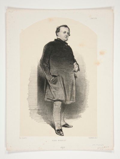 Henri Monnier de Paul Gavarni