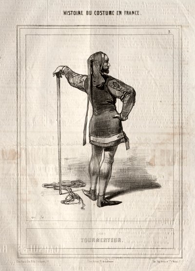 História do Traje na França: Tormentor de Paul Gavarni