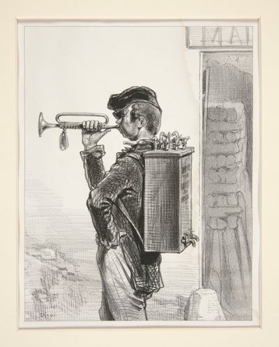 LE MARCHAND DE ROBINETS. de Paul Gavarni