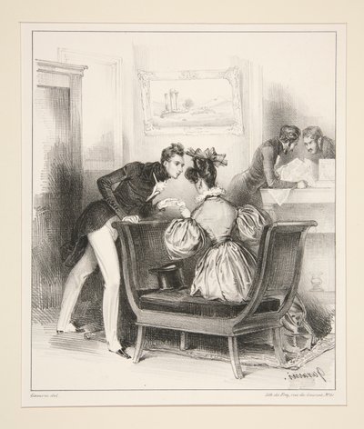 La Glace de Paul Gavarni