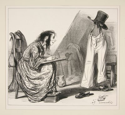 A pintura de Paul Gavarni