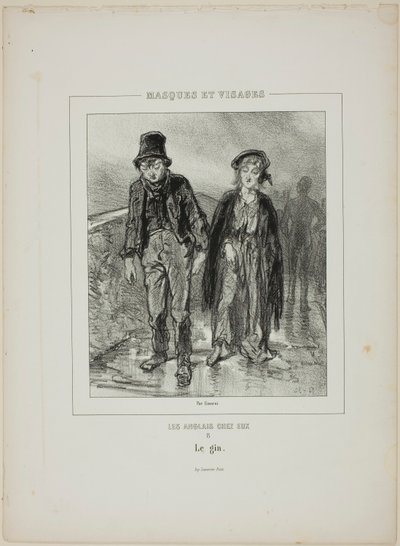 Os ingleses em casa: O gin de Paul Gavarni