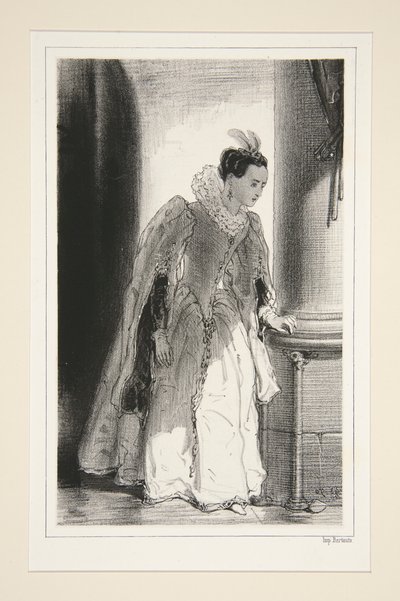 MARGARIDA DA FRANÇA. 1560. de Paul Gavarni