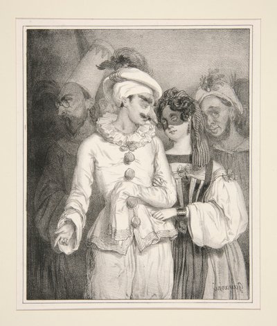 MASCARA, d de Paul Gavarni