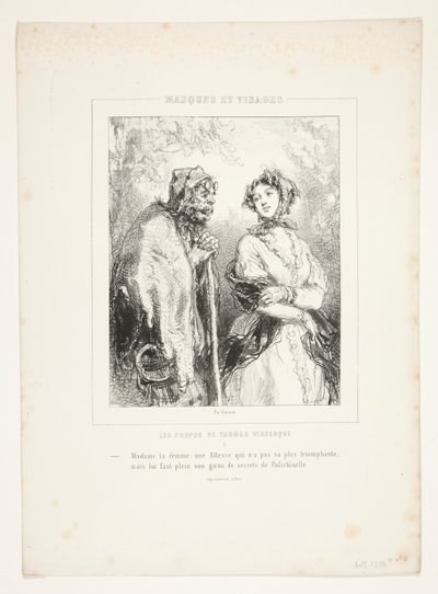 Madame la femme: uma alteza que n de Paul Gavarni