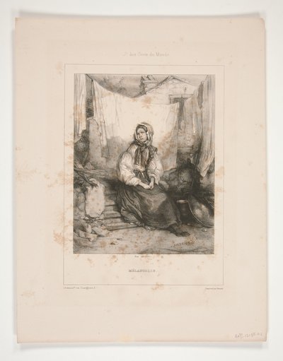 Melancolia de Paul Gavarni