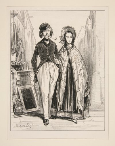 Monsieur e Madame Ernest... de Paul Gavarni
