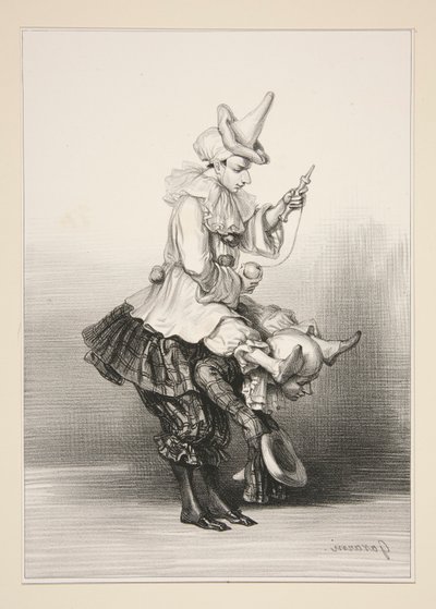 MORANGUEIRO E PIERROT de Paul Gavarni