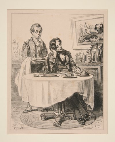 ACENO COM A CABEÇA de Paul Gavarni