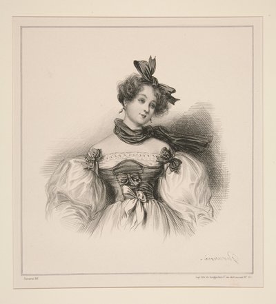 Camponesa de Rochersberg de Paul Gavarni