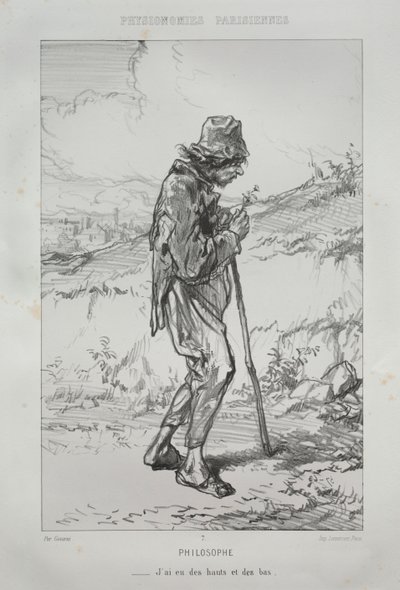 Filósofo de Paul Gavarni