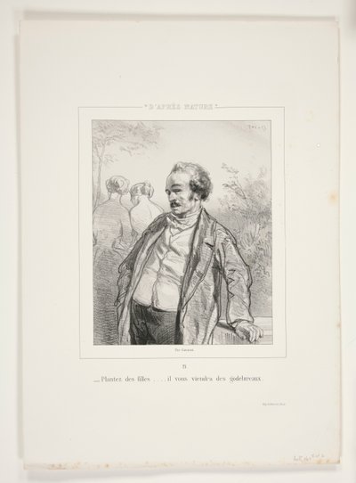 Meninas das plantas de Paul Gavarni