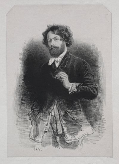 Auto-retrato de Paul Gavarni