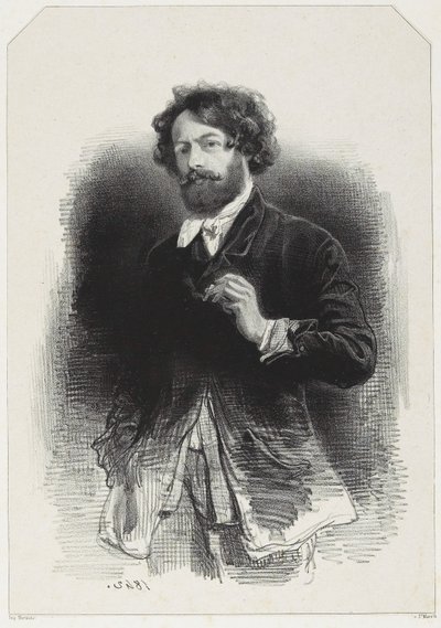 Auto-retrato de Paul Gavarni