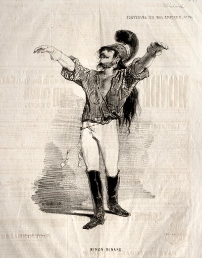 Memórias do Bal Chicard: Mignon-Minard de Paul Gavarni