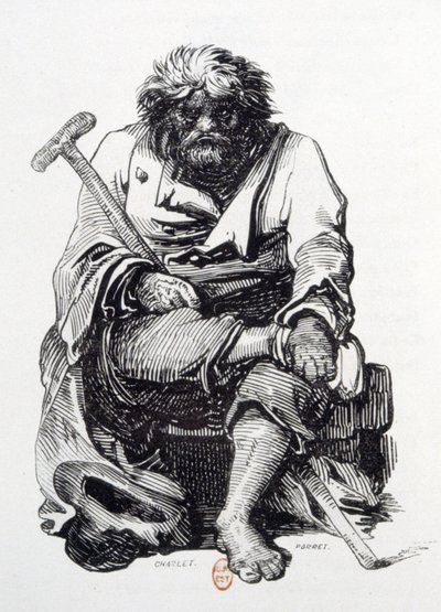 O mendigo de Paul Gavarni