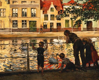 Alimentando os cisnes, de Paul Graf