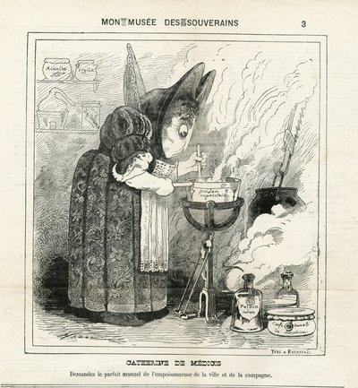 Ilustração de Hadol (1835-1875) em The Charivari de Paul Hadol