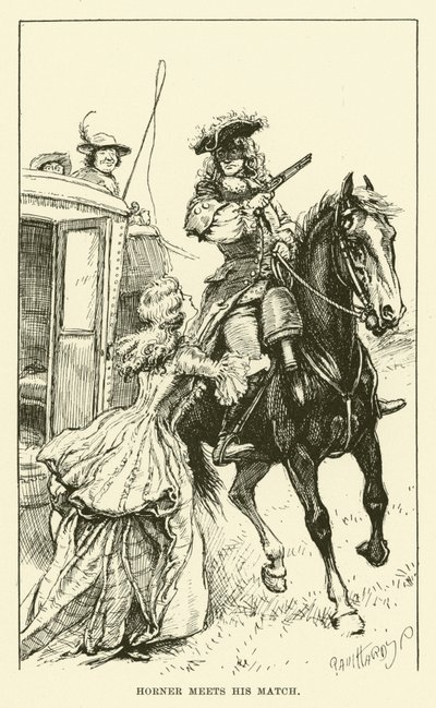Horner Meets his Match (gravura) de Paul Hardy