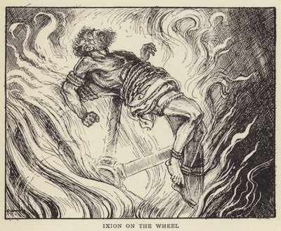 Ixion na roda de Paul Hardy