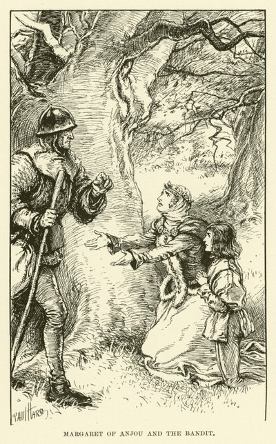 Margaret de Anjou e o Bandido (gravura) de Paul Hardy