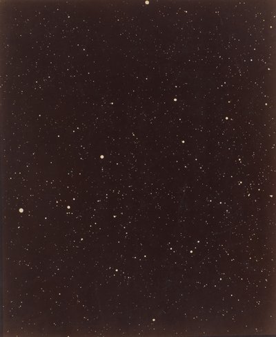 Uma seção da constelação Cygnus 13 de agosto de 1885, 1885 de Paul Henry