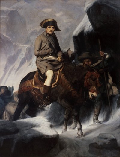 Bonaparte cruzando os Alpes de Paul Delaroche